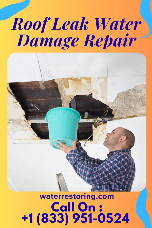 Roof Leak Water Damage Repair in New Home, TX